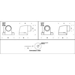 Butoir de sol à ressort pour porte lourde avec aimant 9874  - VACHETE ASSA ABLOY
