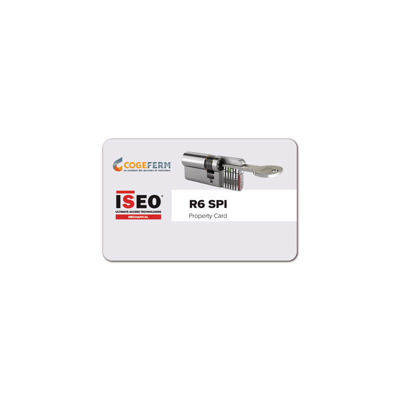 Cylindre européen à bouton R6 SPI modulaire CGF - ISEO