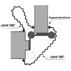 Joint anti pince doigts coupe-feu JAPD M2- JUNG