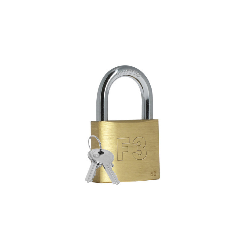 Cadenas à clé laiton CITY30 F3 sur numéro K11 - ISEO