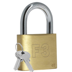Cadenas à clé laiton CITY40 F3 - ISEO