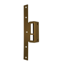 Gâche têtière 140 49TS droite bronze - ISEO