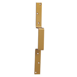Bride de recouvrement 453 pour gâche huisserie métallique de verrou CAVITH et multipoints - ISEO