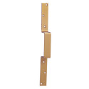 Bride de recouvrement 452 pour gâche bois de verrou CAVITH et multipoints - ISEO