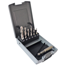 Coffret 6 forets taraudeurs chanfreineurs HSS M3-M10 - ALPHA COUPE
