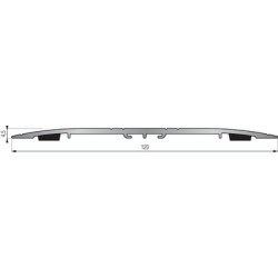 Couvre joint adhésif en biseau 3m aluminium - DINAC