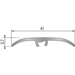 Seuil multiniveaux aluminium DINAFIX - DINAC
