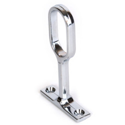 Piton sur platine pour tube de penderie ovale - COGEFERM