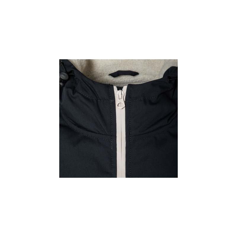 Blouson à capuche doublure sherpa NAVY - SCHOTT