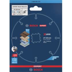 Disque carbure 125mm MULTI X-LOCK EXPERT - BOSCH