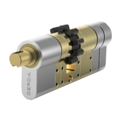 Cylindre européen à bouton modulaire à roue dentée Gerda EXXO SMART - TEDEE