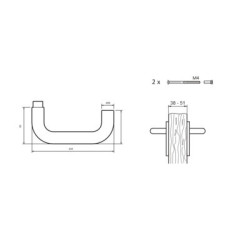 Ensemble sur plaque EA195 BEBOP argent  - COGEFERM