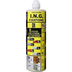 Résine de scellement chimique 410 mL DI - ING FIXATIONS