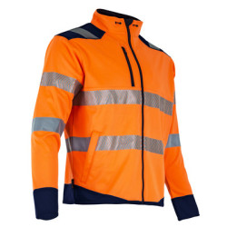 Veste zippé haute visibilité SOFTSHELL - LEBEURRE SAS