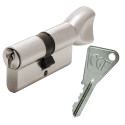 Cylindre européen à bouton 3111 CGF varié nickelé - VACHETTE