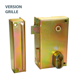 Serrure applique monopoint verticale à fouillot profil européen de grille 7200 - VACHETTE