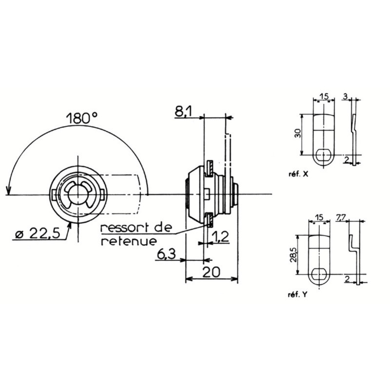 Batteuse à paillettes 325 - VACHETTE ASSA ABLOY