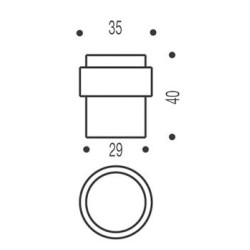 Butoir de sol 3540 - VACHETTE ASSA ABLOY