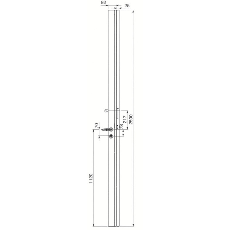 Serrure applique multipoint carénée à fouillot profil européen A2P* EXCLUSIVE - VACHETTE