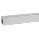 Profil U aluminium anodisé argent 3 mètres - BILCOCQ-DUVAL