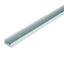 Profil U aluminium anodisé argent pour chants de tablette - BILCOCQ-DUVAL