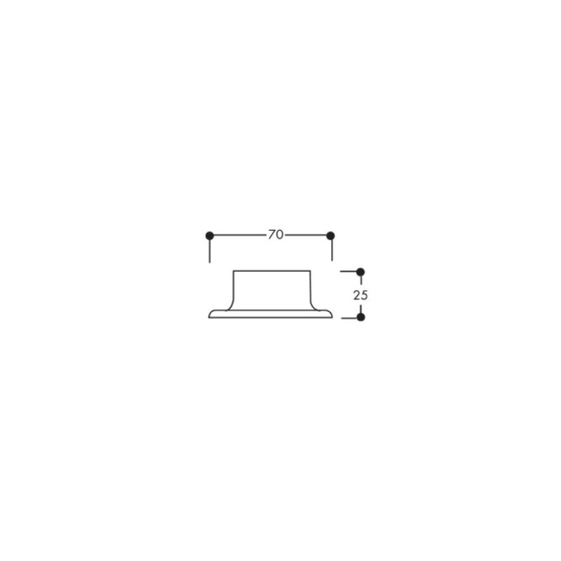 Naissance de tringle pour tube de penderie rond - BILCOCQ-DUVAL