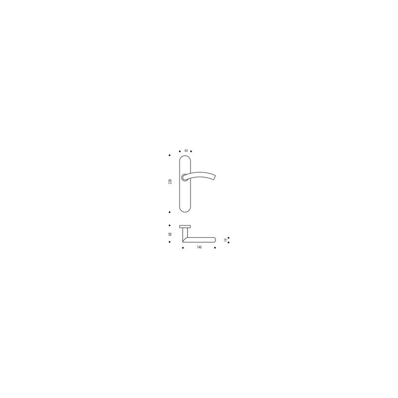 Ensemble sur plaque EA195 LINOX 494/6327 - BEZAULT ASSA ABLOY