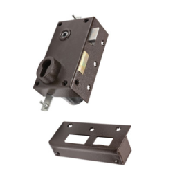 Serrure applique 3 points verticale à fouillot profil européen 73 STANDARD - BRICARD