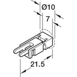 Câble d'alimentation pour bande LED LOOX5 12V 5 mm 2 pôles - HAFELE