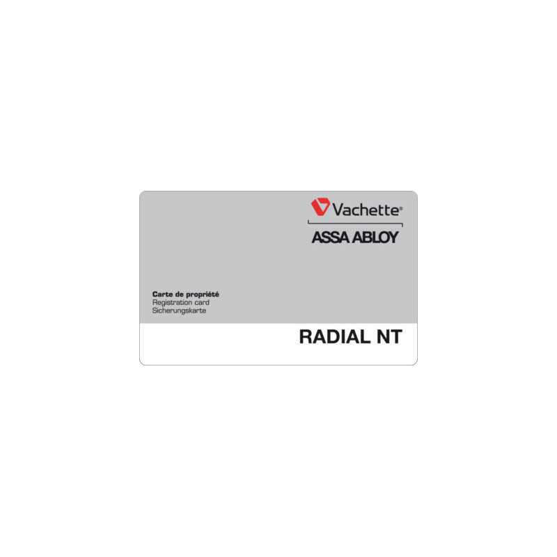 Demi-cylindre européen RADIAL NT+ - VACHETTE