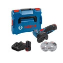 Meuleuse d\'angle sur batterie diamètre 76 mm 12V 3.0Ah 06019F200B - BOSCH