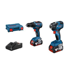 Kit 2 outils 18V 4Ah BL GDR 18V-200 + GSR 18V-55 - BOSCH