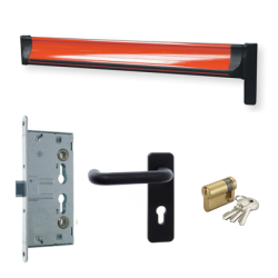 Anti-panique PUSH NO PANIC pour portes coupe-feu IDRA et NEW IDRA - DIERRE