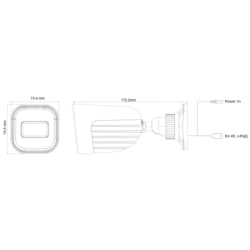 Kit caméra BULLET I2-320IPSN-28 - COGEFERM