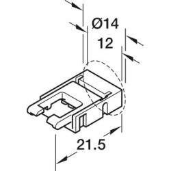 Câble de connexion pour bande LED LOOX5 10 mm 4 pôles - HAFELE