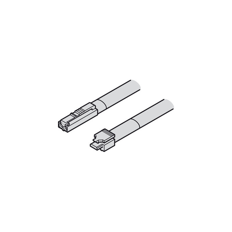 Câble d'alimentation pour LOOX5 12V modulaire avec connecteur à enficher 2 pôles - HAFELE
