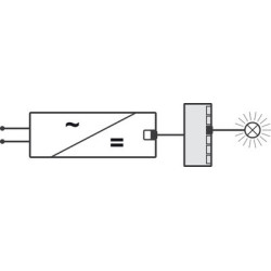 Distributeur 6 bornes LOOX5 12V sans fonction interrupteur - HAFELE