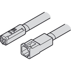 Rallonge d'alimentation pour LOOX5 12V 3 pôles - HAFELE
