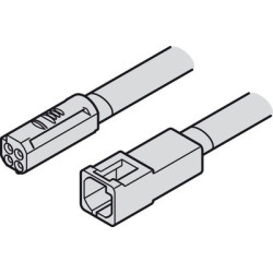 Rallonge d'alimentation pour LOOX5 12V 4 pôles - HAFELE