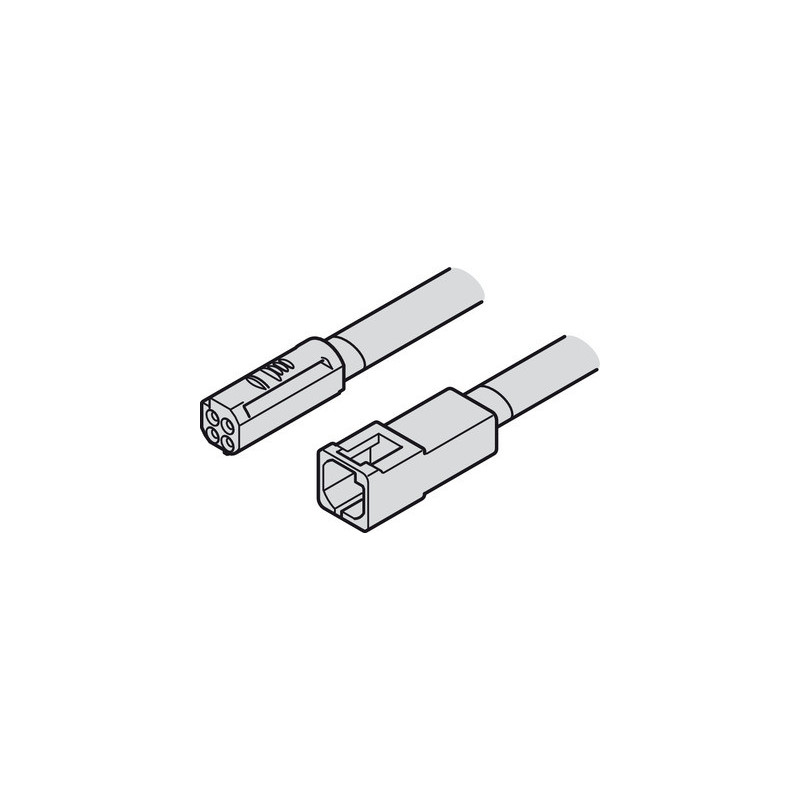 Rallonge d'alimentation pour LOOX5 12V 4 pôles - HAFELE