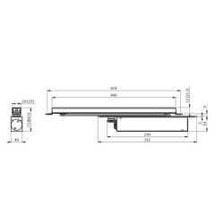 Ferme-porte DC860 sans bras force 1 à 5 - VACHETTE
