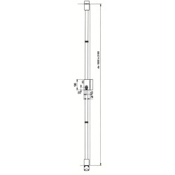 Serrure applique 3 points verticale à tirage profil européen SL8873 - VACHETTE