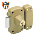 Verrou monopoint double entrée CYCLOP 7603 s\'entrouvrant - VACHETTE
