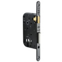 Serrure à encastrer monopoint axe 50 pêne dormant demi-tour clé i MULTIBAT bouts ronds - JPM