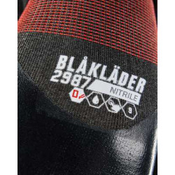 Gants tactiles nitrile noir 2987 - BLAKLADER WORKWEAR