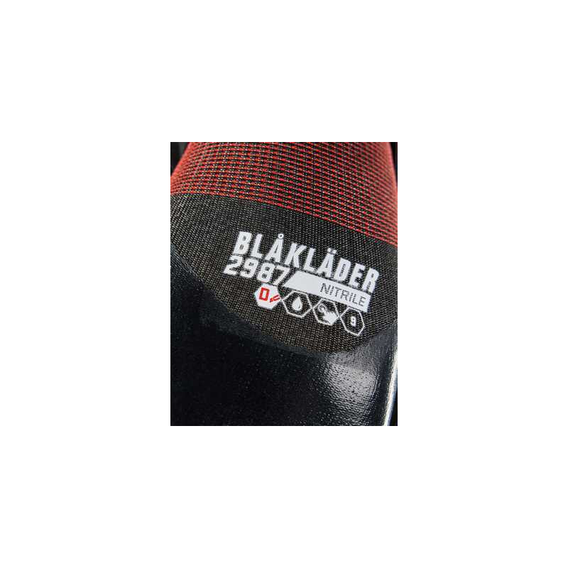 Gants tactiles nitrile noir 2987 - BLAKLADER WORKWEAR