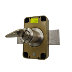 Verrou monopoint à bouton VEGA KESO 8000S OMEGA - VACHETTE