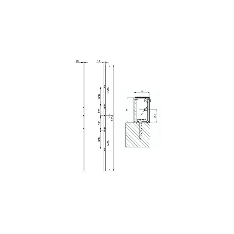 Serrure applique 5 points carénée à fouillot A2P* PROTECTIVE cylindre HDI+ - VACHETTE