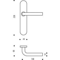 Ensemble sur plaque EA195 LINOX 491/6327 - VACHETTE