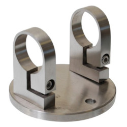 Platine murale diamètre 42,4 mm inox 304 - CROSO